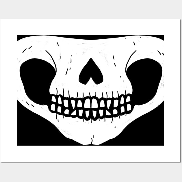 Skull mask Wall Art by GiuliaM